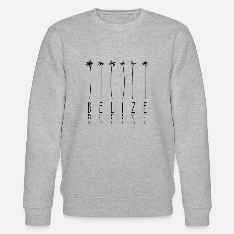 Palm Holidays - Île du Belize - Sweat bio CHANGER Stanley/Stella Unisexe - gris chiné