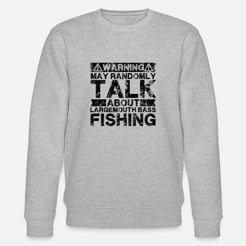 Angeln - Forellenbarsch - Stanley/Stella Unisex Bio-Sweatshirt CHANGER  - Grau meliert