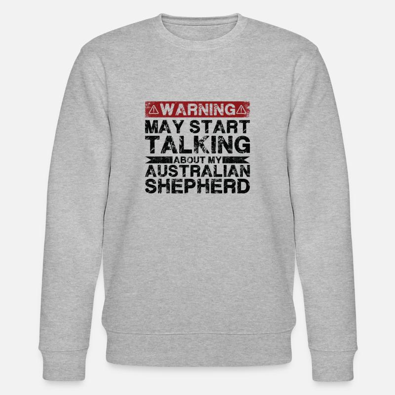 Parlez de The Australian Shepherd - Sweat bio CHANGER Stanley/Stella Unisexe - gris chiné