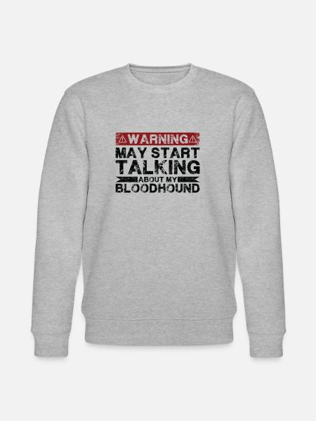 Apropos Bloodhound - Stanley/Stella Unisex Bio-Sweatshirt CHANGER  - Grau meliert