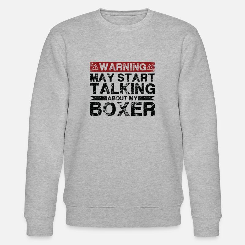 Apropos Boxer - Stanley/Stella Unisex Bio-Sweatshirt CHANGER  - Grau meliert