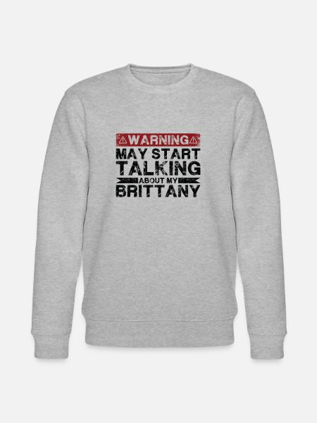 Speaking of Brittany - Stanley/Stella CHANGER Unisex Organic Sweatshirt - heather grey