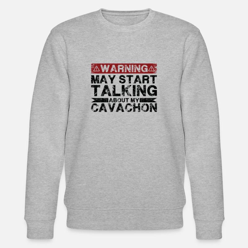 En parlant de Cavachon - Sweat bio CHANGER Stanley/Stella Unisexe - gris chiné