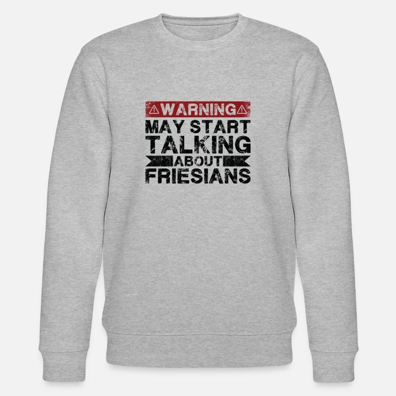 Apropos Friesisch - Stanley/Stella Unisex Bio-Sweatshirt CHANGER  - Grau meliert