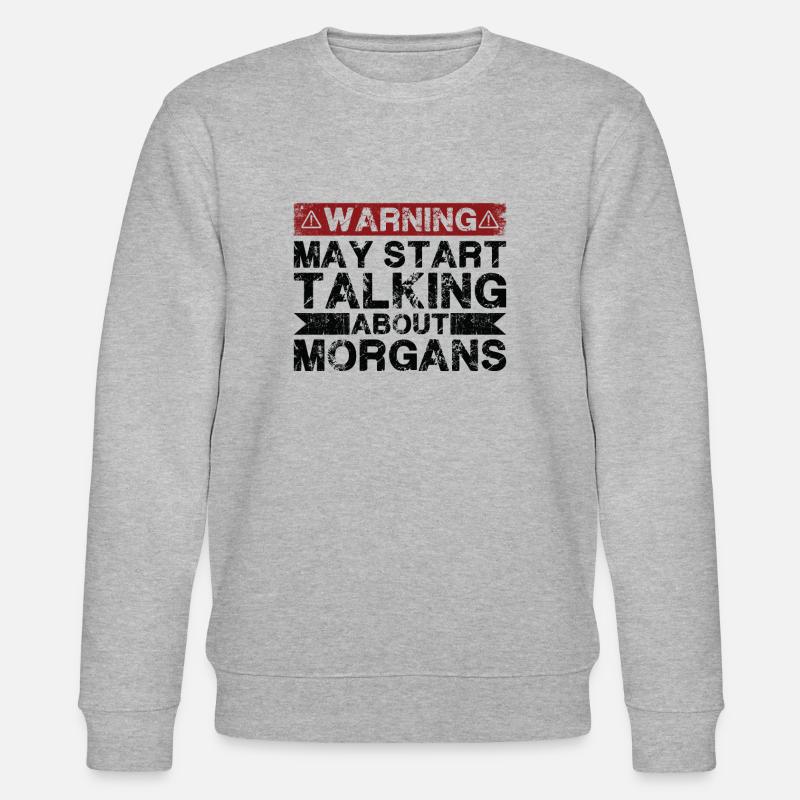 Über Morgan Sprechen - Stanley/Stella Unisex Bio-Sweatshirt CHANGER  - Grau meliert