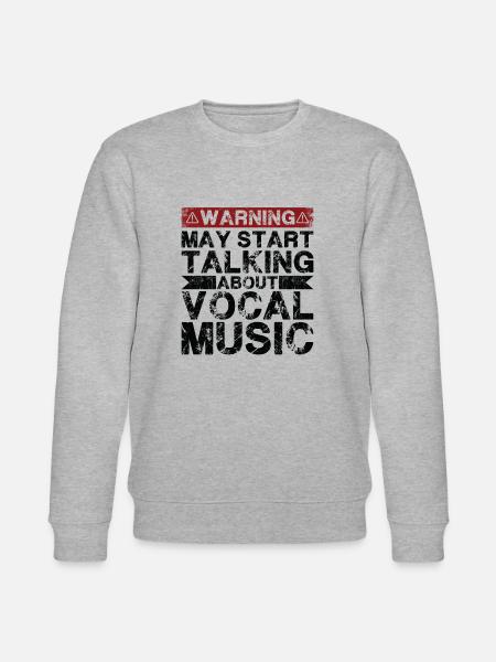 Apropos Vokalmusik - Stanley/Stella Unisex Bio-Sweatshirt CHANGER  - Grau meliert