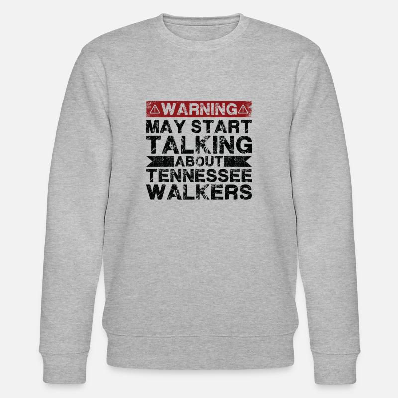 Apropos Tennessee Walker - Stanley/Stella Unisex Bio-Sweatshirt CHANGER  - Grau meliert