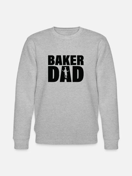 Job - Bäcker-Vater - Stanley/Stella Unisex Bio-Sweatshirt CHANGER - Grau meliert