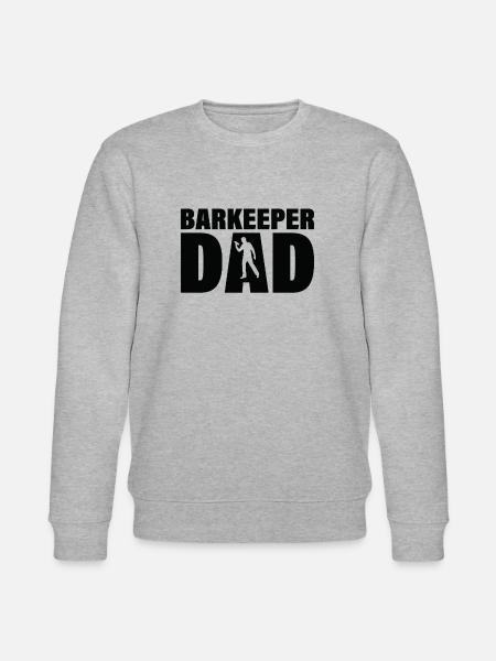 Job - BARKEEPER Dad - Stanley/Stella CHANGER Unisex Organic Sweatshirt - heather grey