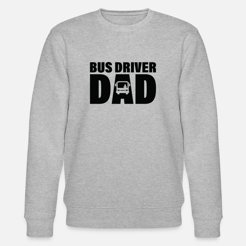 Job - Busfahrer Vater - Stanley/Stella Unisex Bio-Sweatshirt CHANGER  - Grau meliert