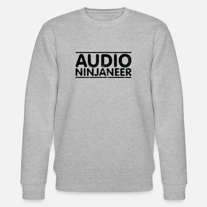 Ninjaneer - Technicien audio - Sweat bio CHANGER Stanley/Stella Unisexe - gris chiné