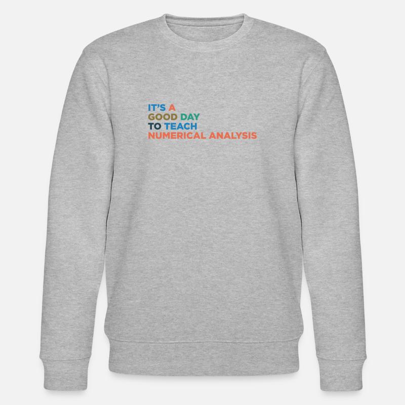 Enseignant en analyse numérique - Sweat bio CHANGER Stanley/Stella Unisexe - gris chiné
