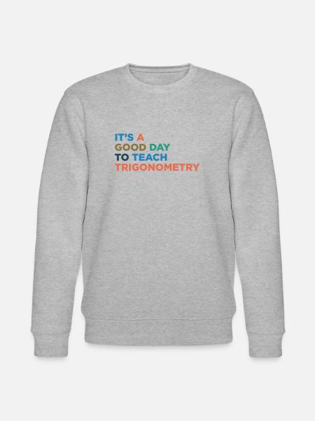 Trigonometry Teaching teachers - Stanley/Stella CHANGER Unisex Organic Sweatshirt - heather grey