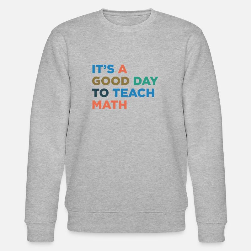 Mathematiklehrer Unterrichten - Stanley/Stella Unisex Bio-Sweatshirt CHANGER  - Grau meliert
