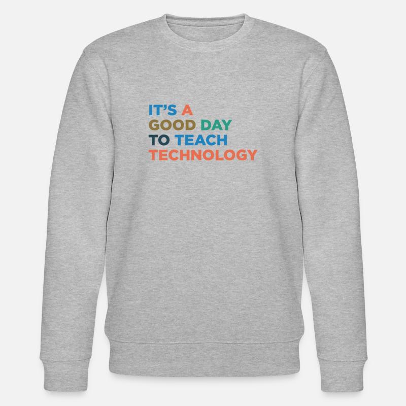 Technologielehrer Unterrichten - Stanley/Stella Unisex Bio-Sweatshirt CHANGER  - Grau meliert