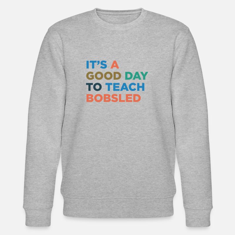 Teaching Bobsleigh Trainers - Stanley/Stella CHANGER Unisex Organic Sweatshirt - heather grey