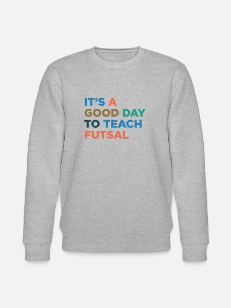 Futsal Coach Teaching - Stanley/Stella CHANGER Unisex Organic Sweatshirt - heather grey