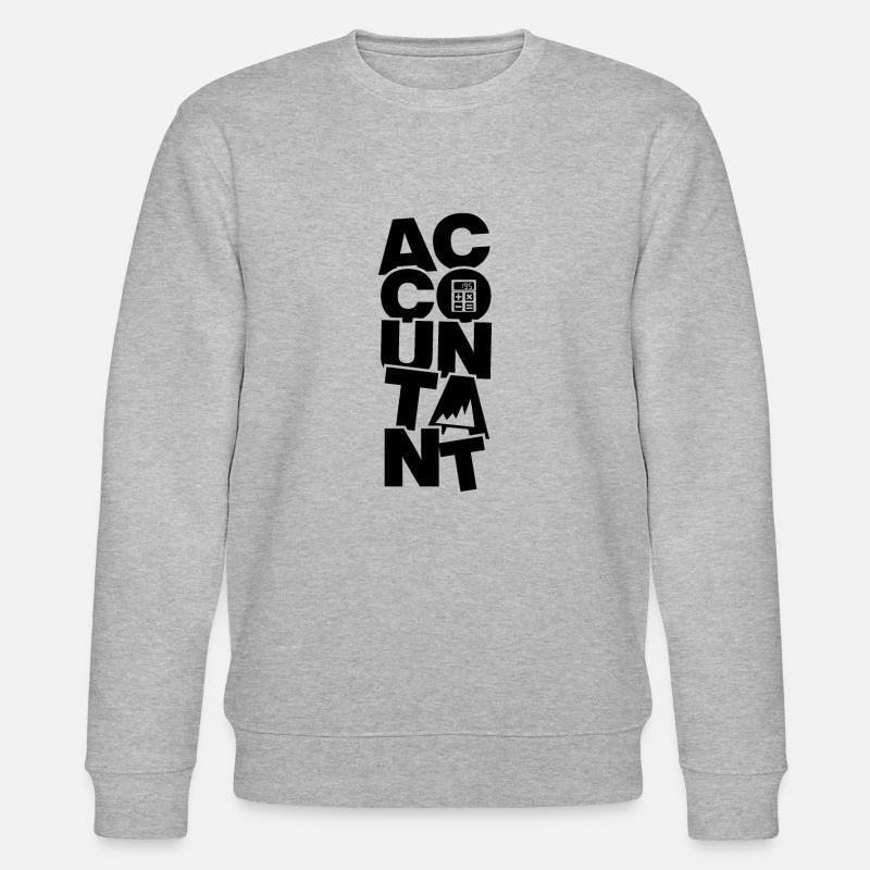 Profession comptable - Comptable - Sweat bio CHANGER Stanley/Stella Unisexe - gris chiné