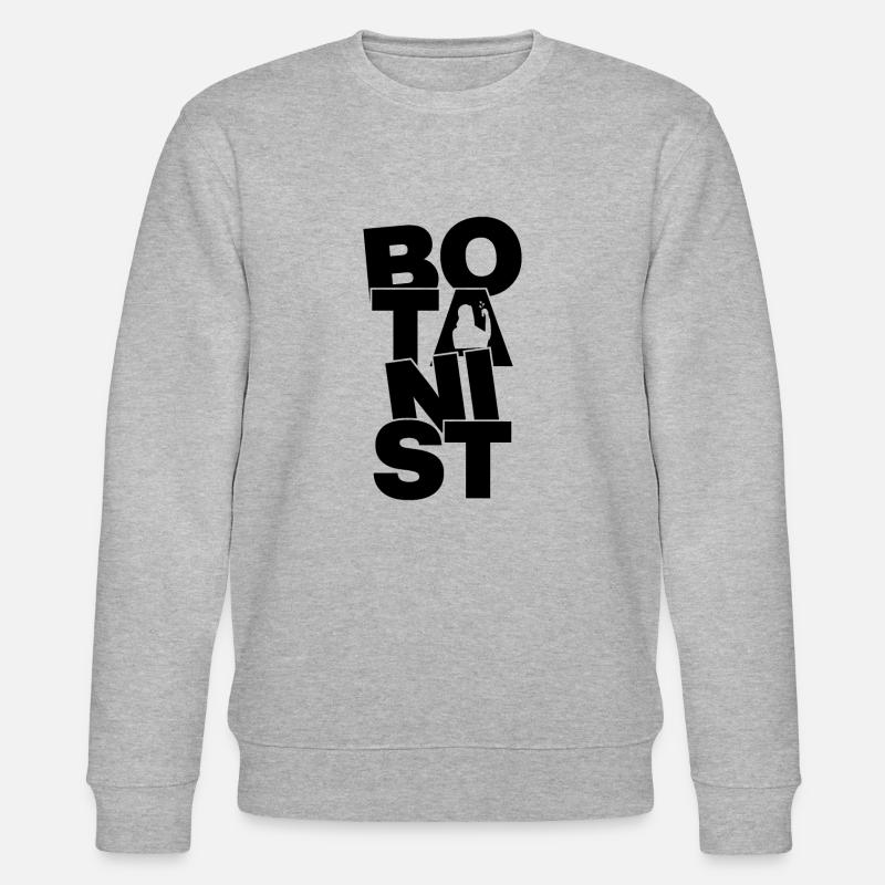 Botanik Beruf Arbeit - Botaniker - Stanley/Stella Unisex Bio-Sweatshirt CHANGER - Grau meliert