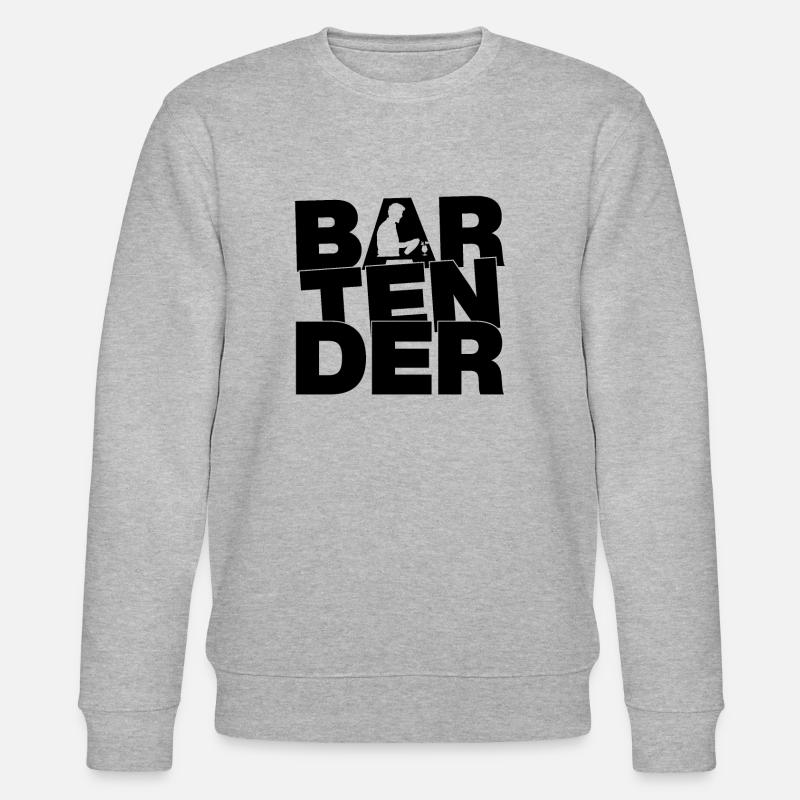 Profession Work - Bartender - Stanley/Stella CHANGER Unisex Organic Sweatshirt - heather grey
