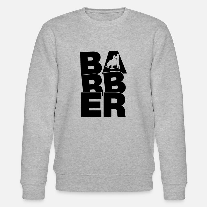 Profession Travail - Coiffeur - Sweat bio CHANGER Stanley/Stella Unisexe - gris chiné
