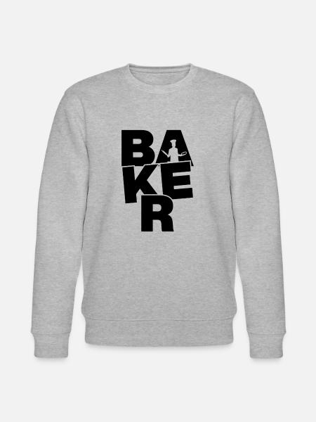 Baking Job Work - Baker - Stanley/Stella CHANGER Unisex Organic Sweatshirt - heather grey