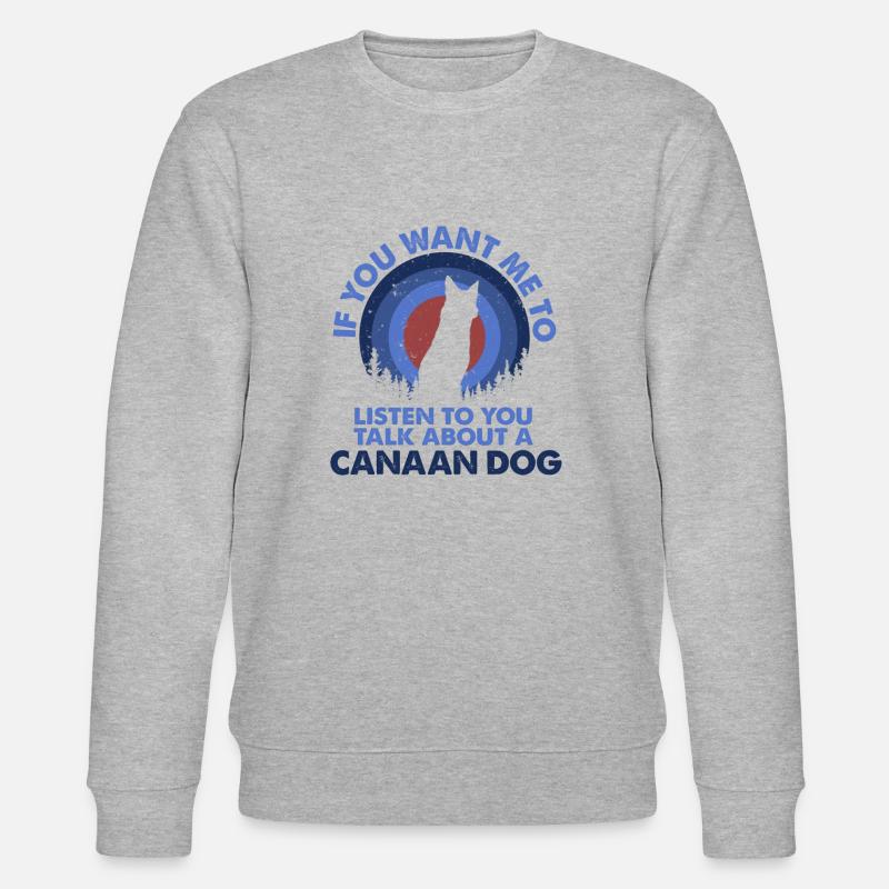 Parlez du chien Canaan - Sweat bio CHANGER Stanley/Stella Unisexe - gris chiné