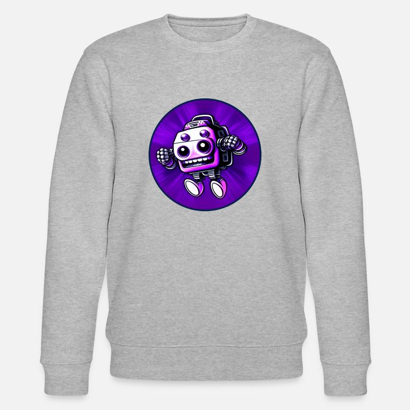 Insane Robot 01 - Sweat bio CHANGER Stanley/Stella Unisexe - gris chiné