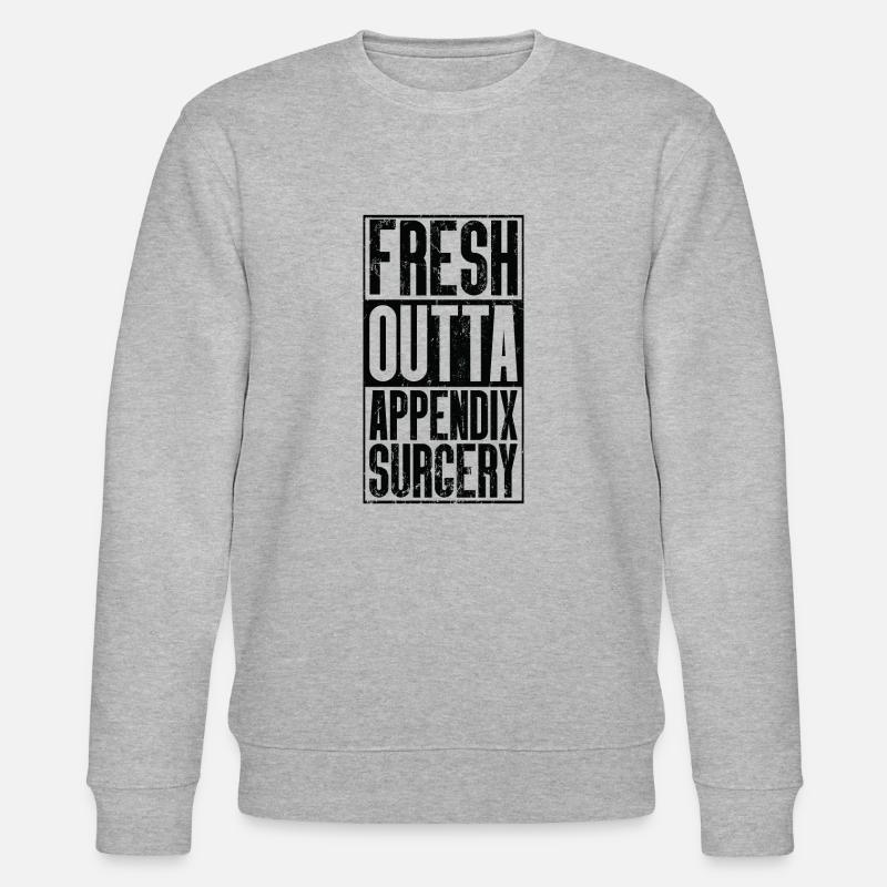 Fresh Outta Operation - Appendix - Stanley/Stella CHANGER Unisex Organic Sweatshirt - heather grey