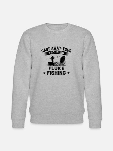 Wegwerfen - Fischfluss - Stanley/Stella Unisex Bio-Sweatshirt CHANGER - Grau meliert