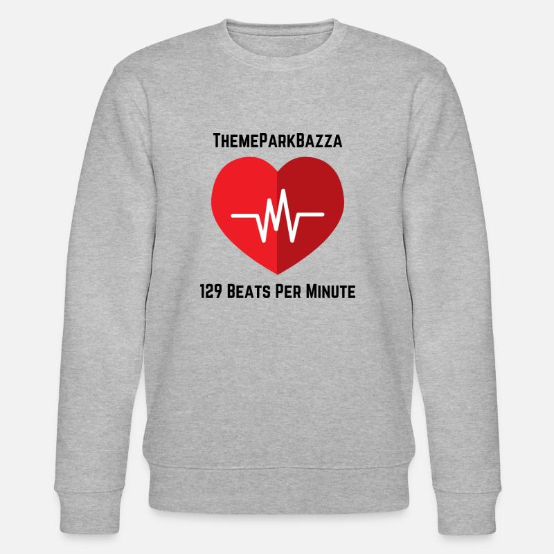 ThemeParkBazza 129 BPM - Sweat bio CHANGER Stanley/Stella Unisexe - gris chiné