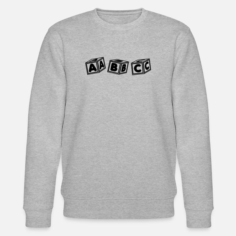 ABC-Blöcke - Stanley/Stella Unisex Bio-Sweatshirt CHANGER  - Grau meliert