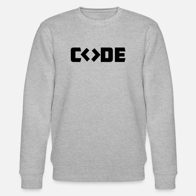 Programmierer-Code - Stanley/Stella Unisex Bio-Sweatshirt CHANGER  - Grau meliert