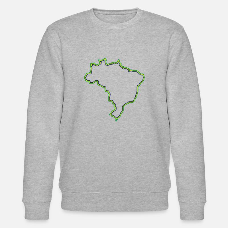 Brasilien - Stanley/Stella Unisex Bio-Sweatshirt CHANGER  - Grau meliert