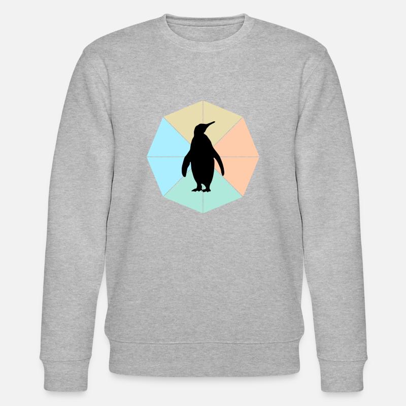 Pinguin - Stanley/Stella Unisex Bio-Sweatshirt CHANGER  - Grau meliert