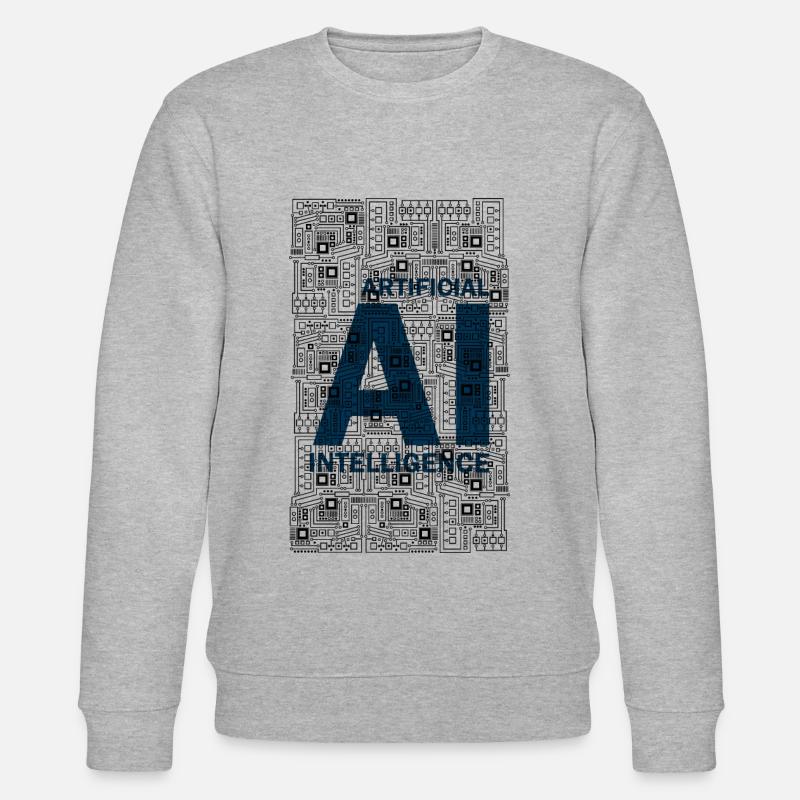AI - Artificial intelligence - AI - Stanley/Stella CHANGER Unisex Organic Sweatshirt - heather grey