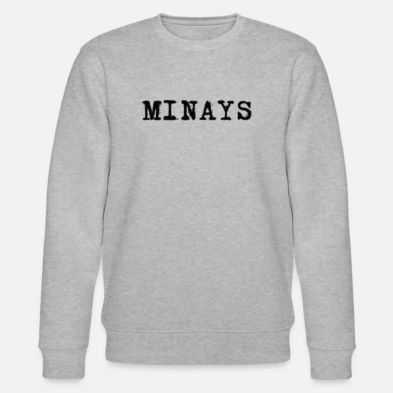 Logo Minays - Stanley/Stella Unisex Bio-Sweatshirt CHANGER  - Grau meliert