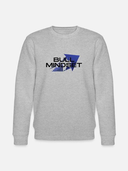 Bull Mindset Up - Stanley/Stella Unisex Bio-Sweatshirt CHANGER - Grau meliert