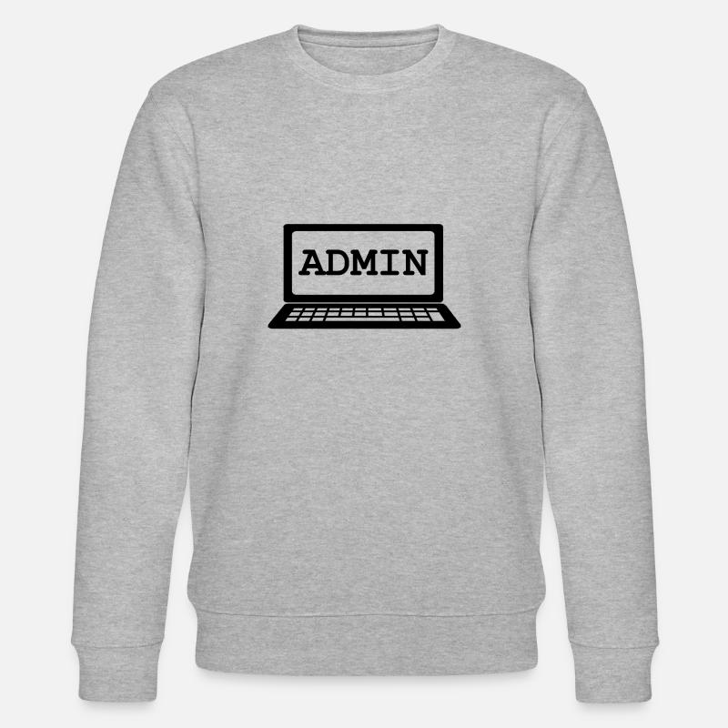 Admin Adminstrator IT Systemadmin - Stanley/Stella Unisex Bio-Sweatshirt CHANGER  - Grau meliert