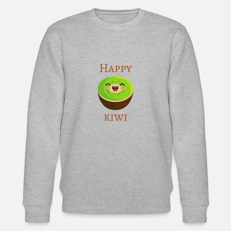 Kiwi - Stanley/Stella Unisex Bio-Sweatshirt CHANGER  - Grau meliert