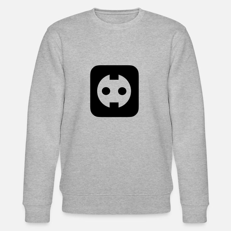 Steckdose - Stanley/Stella Unisex Bio-Sweatshirt CHANGER  - Grau meliert
