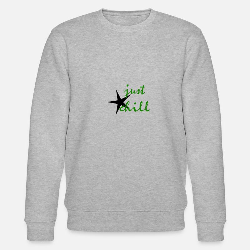 Stern Just Chill - Stanley/Stella Unisex Bio-Sweatshirt CHANGER  - Grau meliert