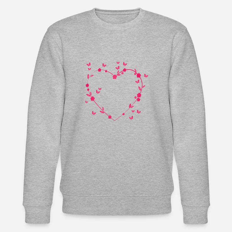 Papillon papillon - Sweat bio CHANGER Stanley/Stella Unisexe - gris chiné