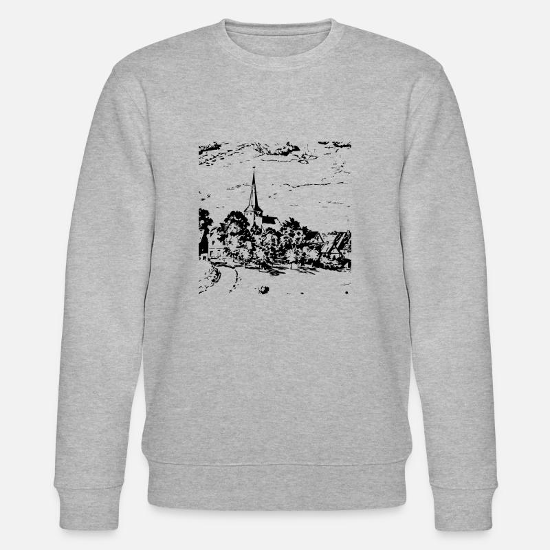 Remlingrade - Hometown - Memories - Stanley/Stella CHANGER Unisex Organic Sweatshirt - heather grey