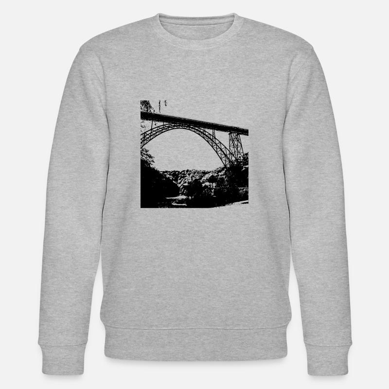 Bridge - Müngstner Bridge - Bergisches Land - Stanley/Stella CHANGER Unisex Organic Sweatshirt - heather grey