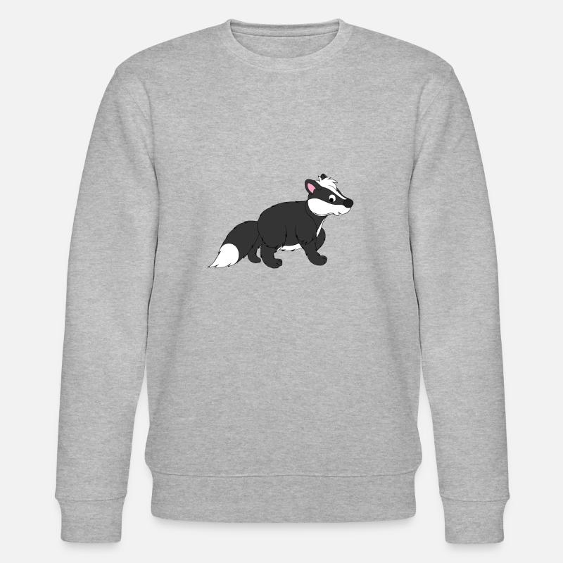 skunk - Stanley/Stella CHANGER Unisex Organic Sweatshirt - heather grey