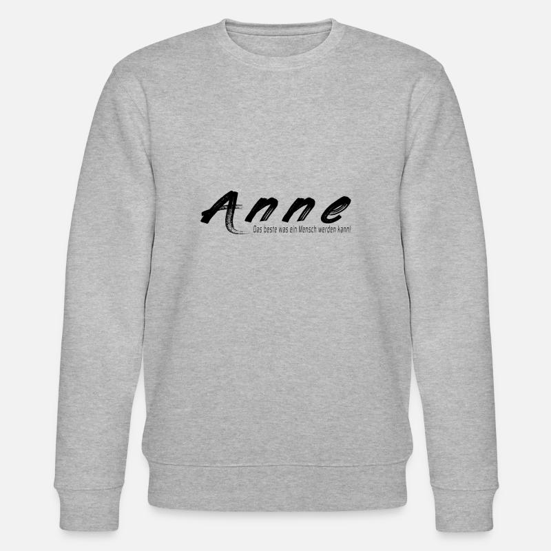 Anne - Stanley/Stella Unisex Bio-Sweatshirt CHANGER  - Grau meliert