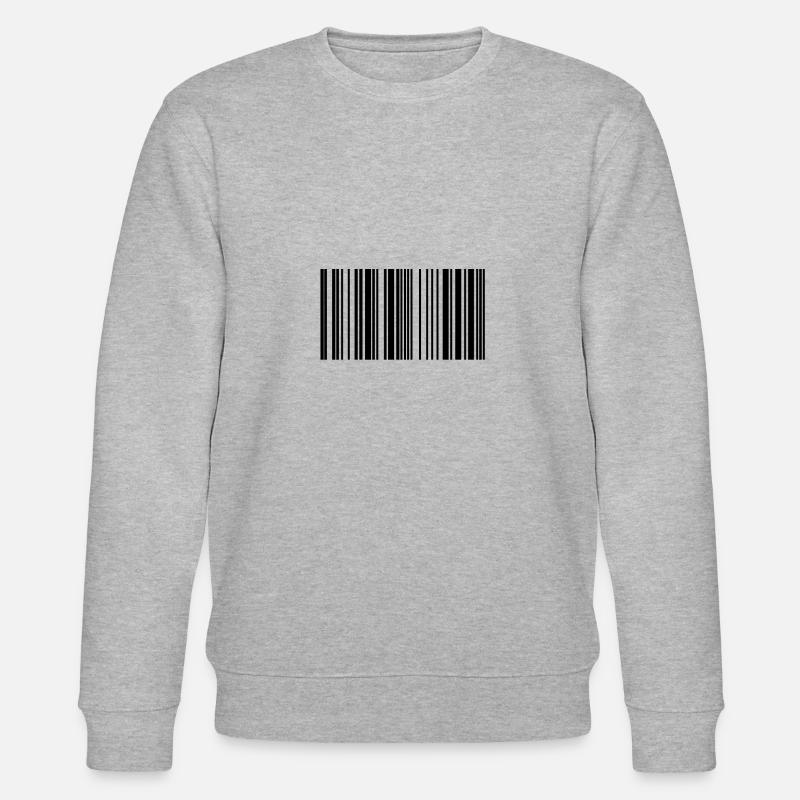 Code à barres - Sweat bio CHANGER Stanley/Stella Unisexe - gris chiné