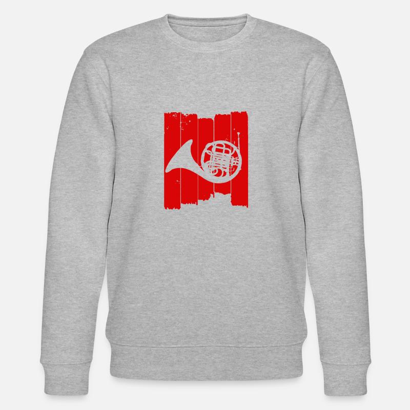 Waldhorn - Stanley/Stella Unisex Bio-Sweatshirt CHANGER  - Grau meliert