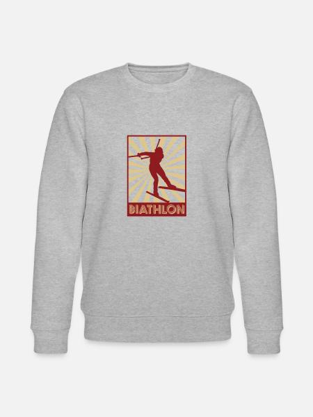 biathlon - Stanley/Stella CHANGER Unisex Organic Sweatshirt - heather grey